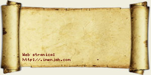 Isidora Perošević vizit kartica